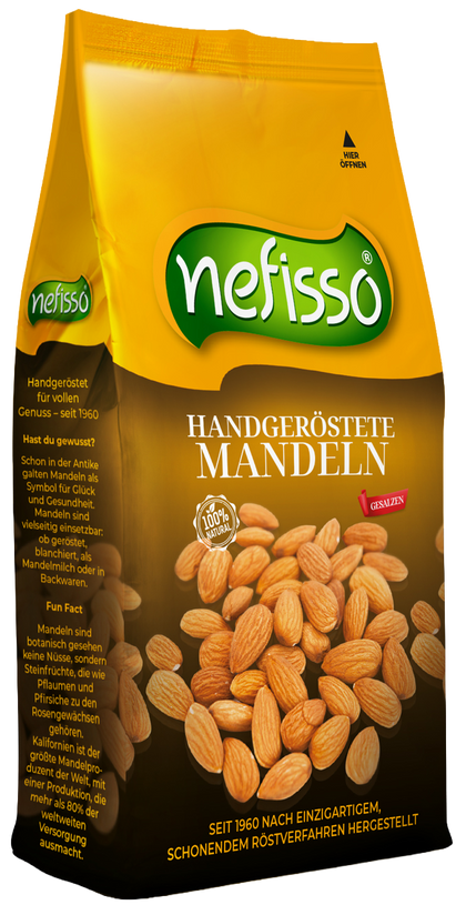 Nefisso Roasted & Salted Almonds 60g